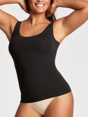 2-Way Shaping Tank In Black - Yummie