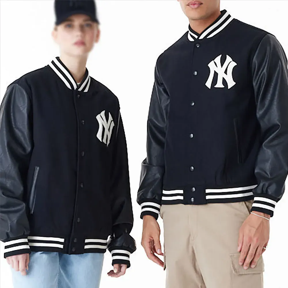 2009 NY Yankees World Series Black Varsity Jacket