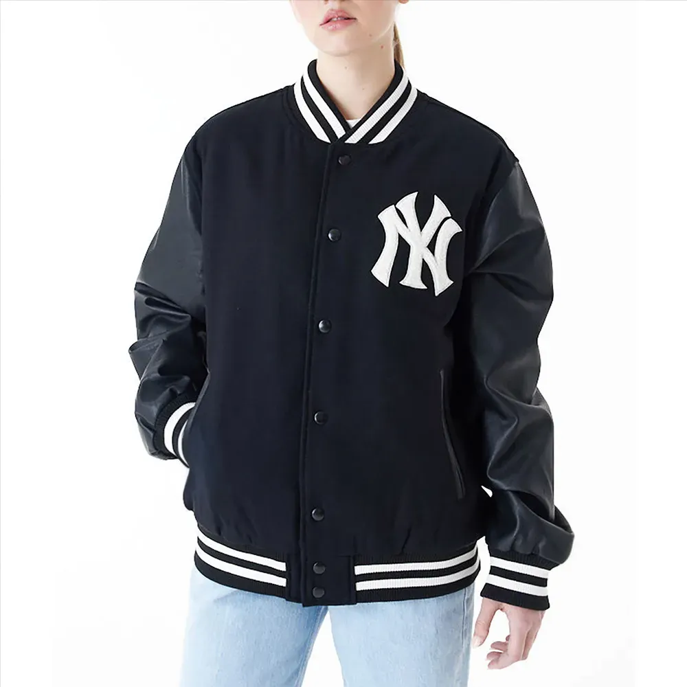 2009 NY Yankees World Series Black Varsity Jacket
