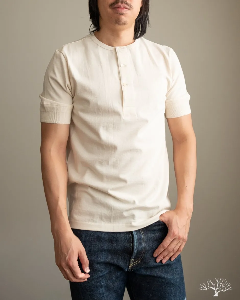 207 Short Sleeve Henley - Nature