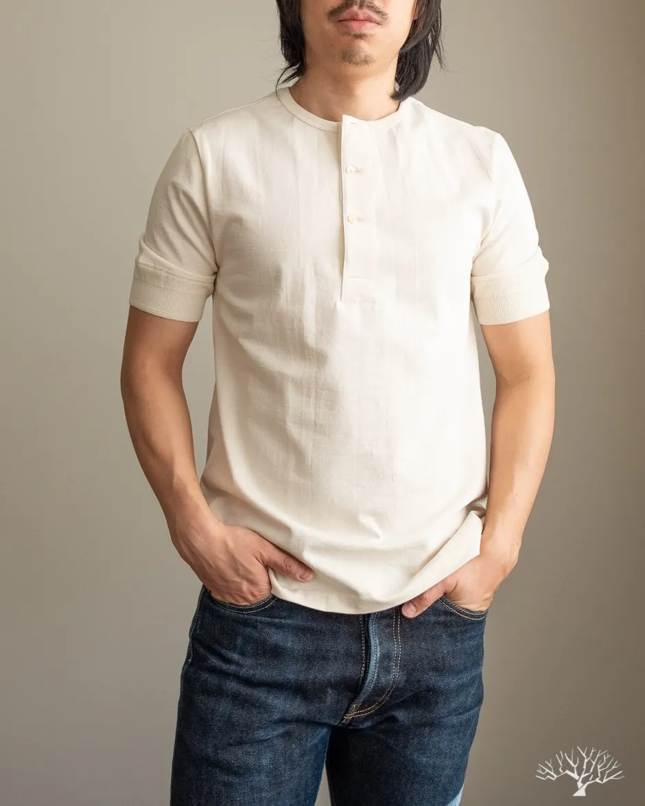 207 Short Sleeve Henley - Nature