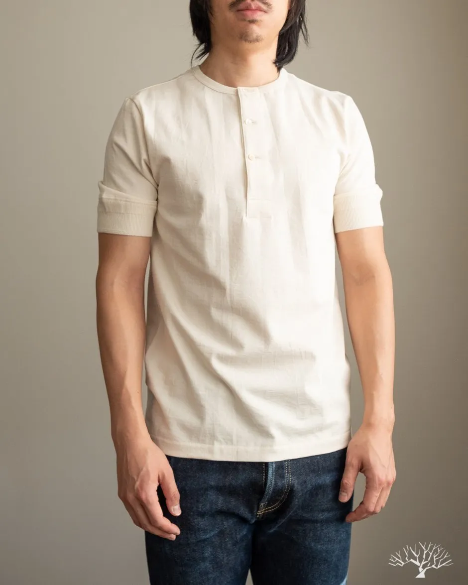 207 Short Sleeve Henley - Nature