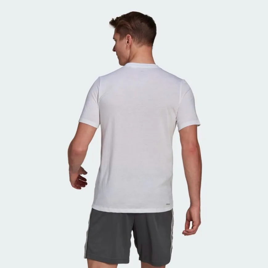 Adidas Designed 2 Move Sport Men Training T-Shirt White/Black