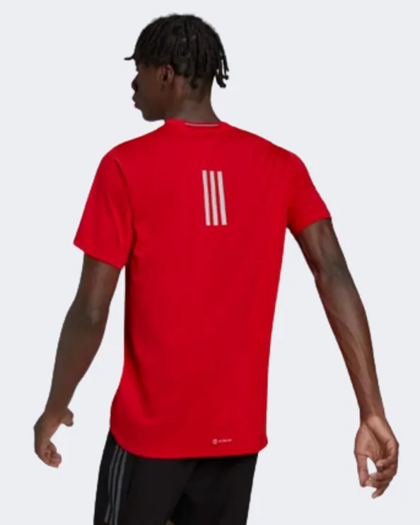 Adidas Designed 4 Running Men Running T-Shirt Vivid Red Hc9832