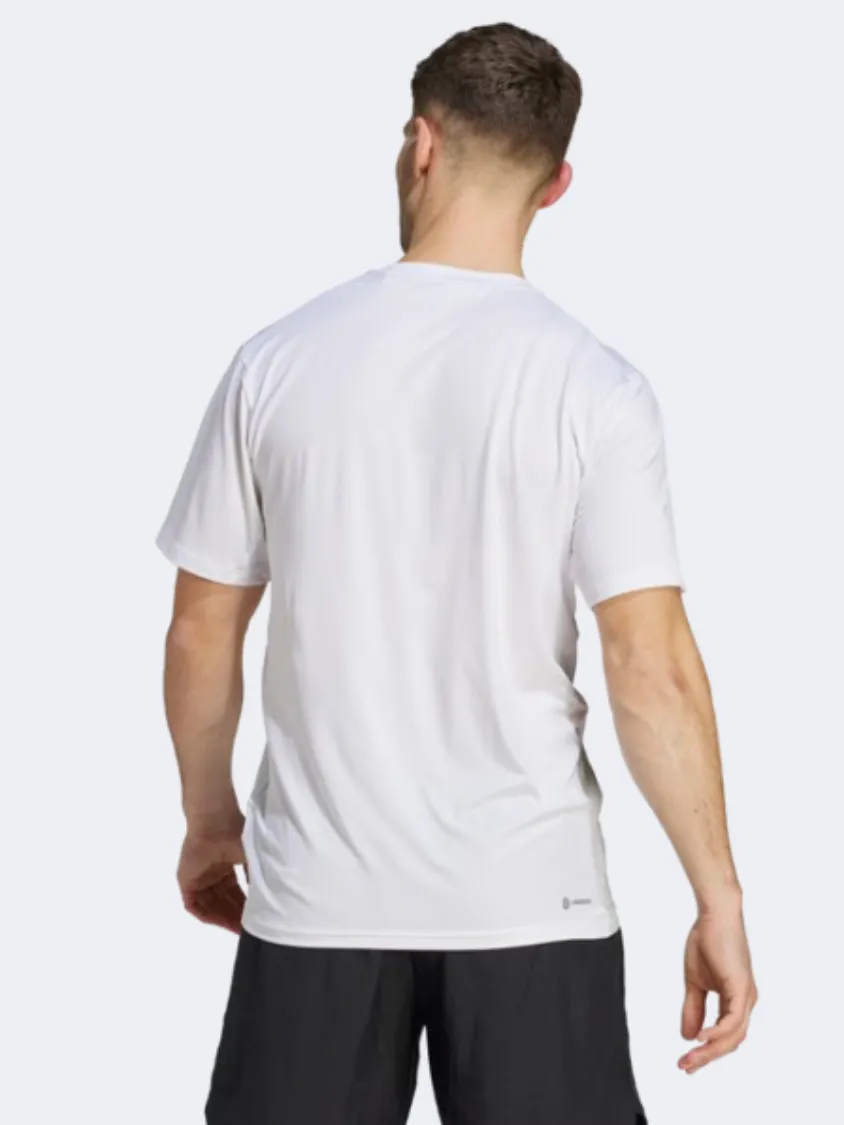 Adidas Essential Stretch Men Training T-Shirt White/Black