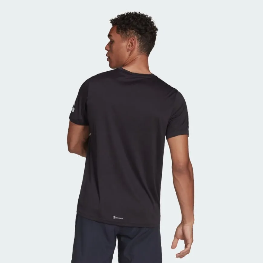 Adidas Run It Men Running T-Shirt Black