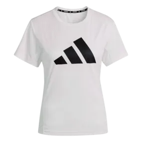 ADIDAS RUN IT TEE - WOMENS - WHITE