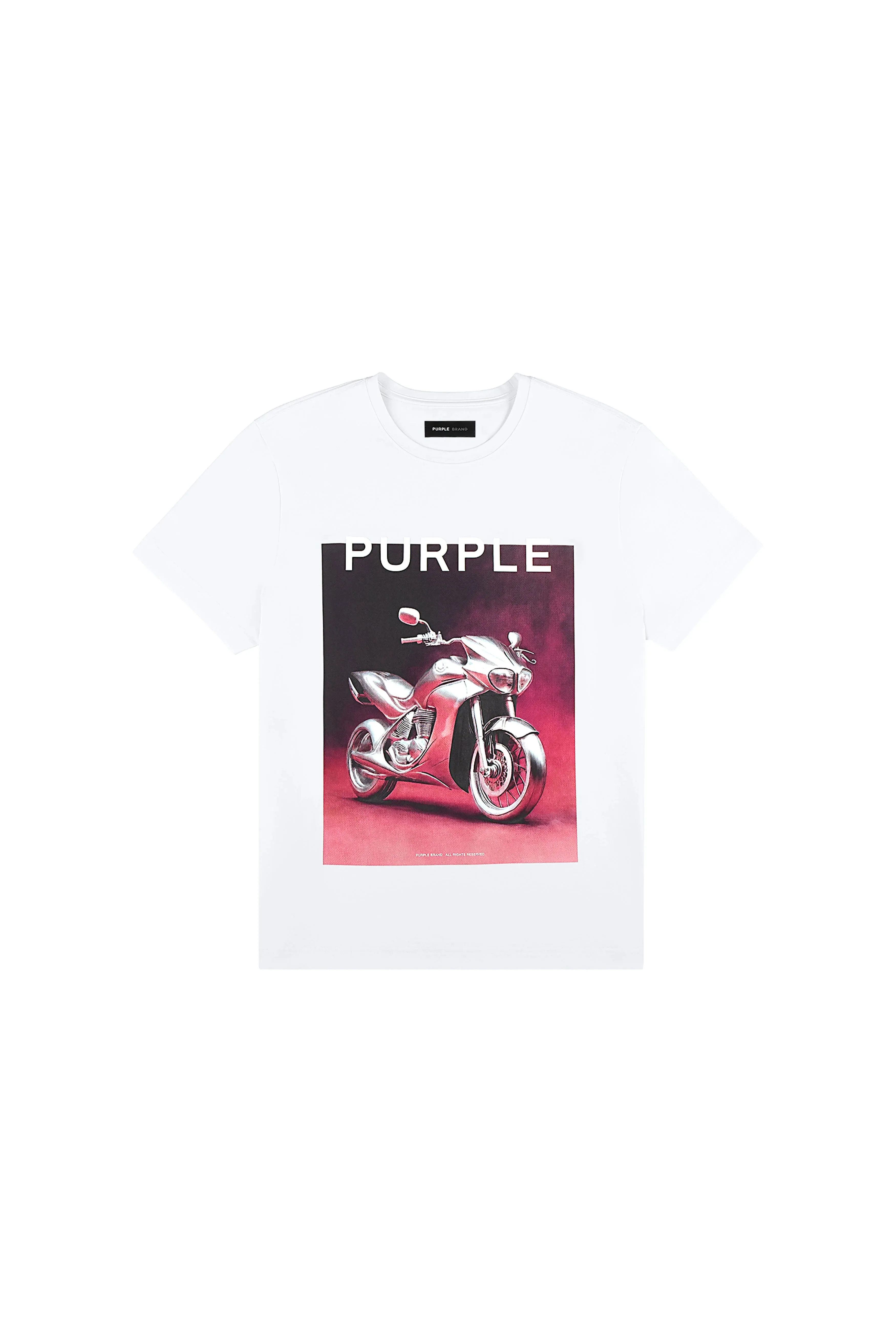 All Chrome Tee (White) - P109-CBAC125