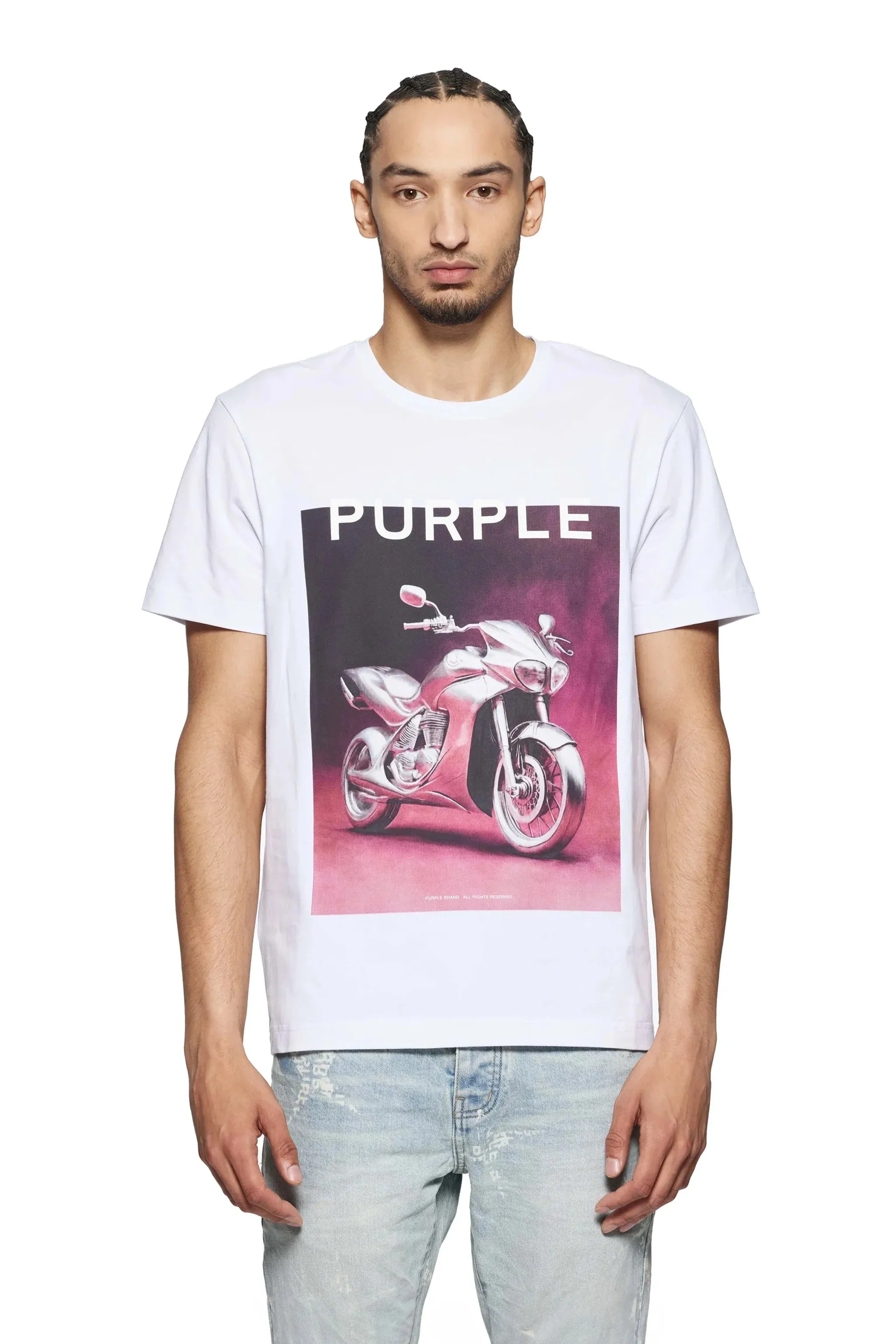 All Chrome Tee (White) - P109-CBAC125