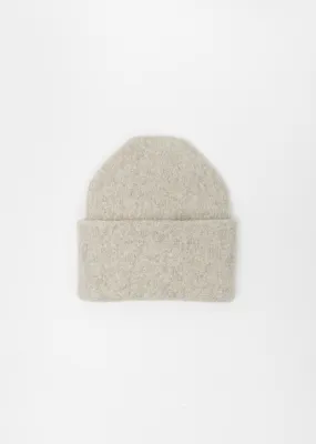 Alpaca Knit Carpenter Hat — Pebble