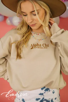 Alpha Chi Formal Sweatshirt