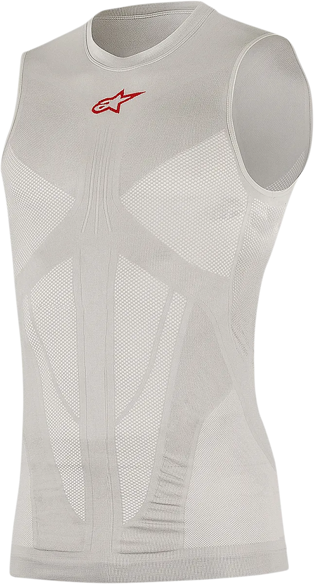ALPINESTARS Tech Tank Summer - Silver/Red - XL/2XL 1752017-198XL/2