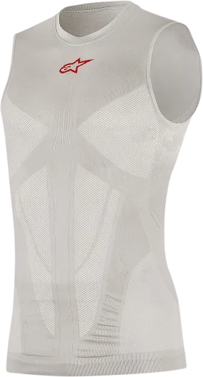 ALPINESTARS Tech Tank Summer - Silver/Red - XL/2XL 1752017-198XL/2