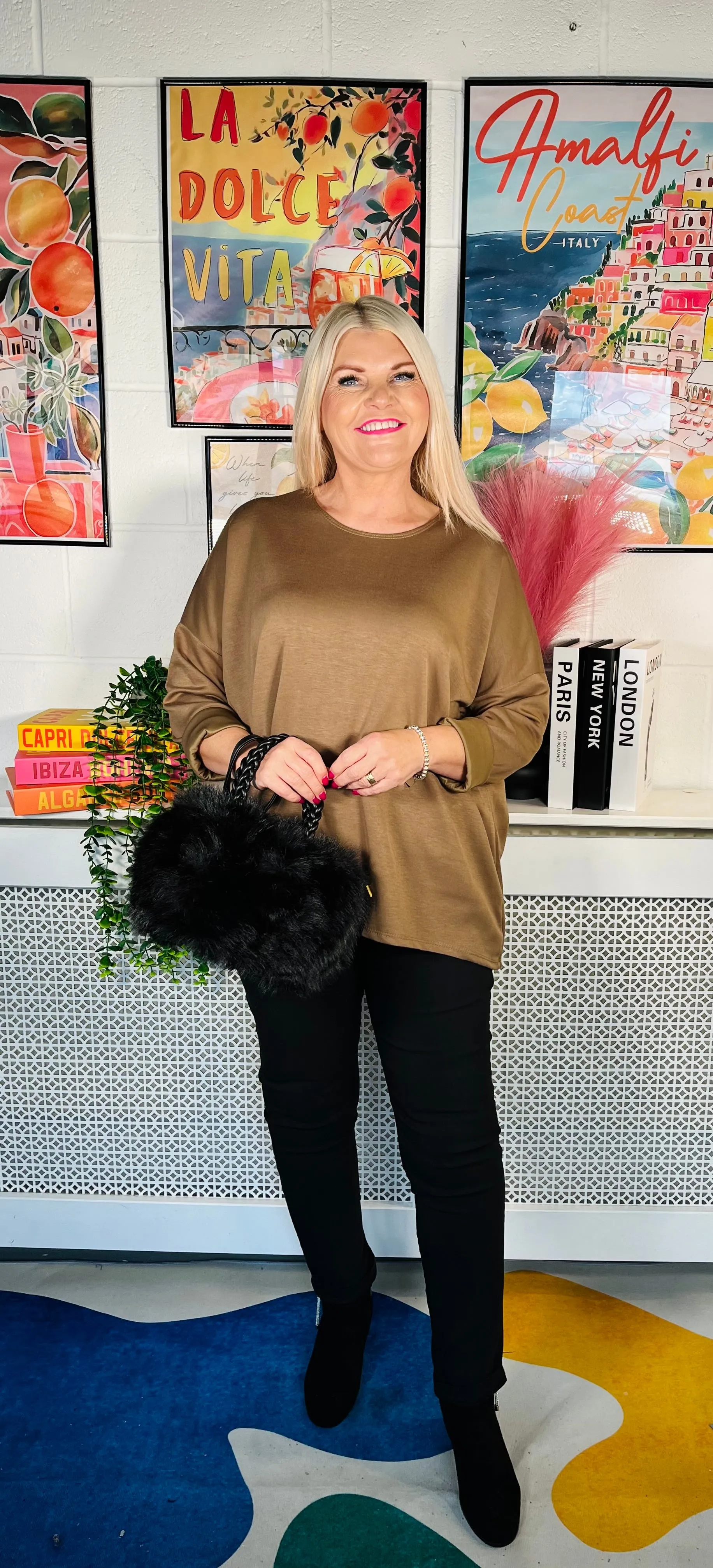 Amanda Super Soft Sweater - Caramel