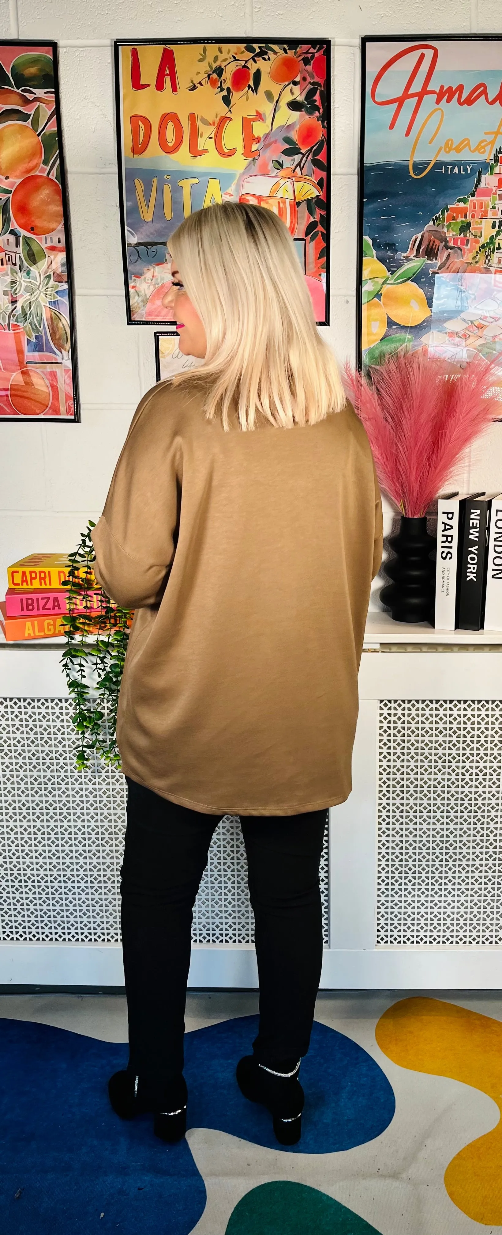 Amanda Super Soft Sweater - Caramel