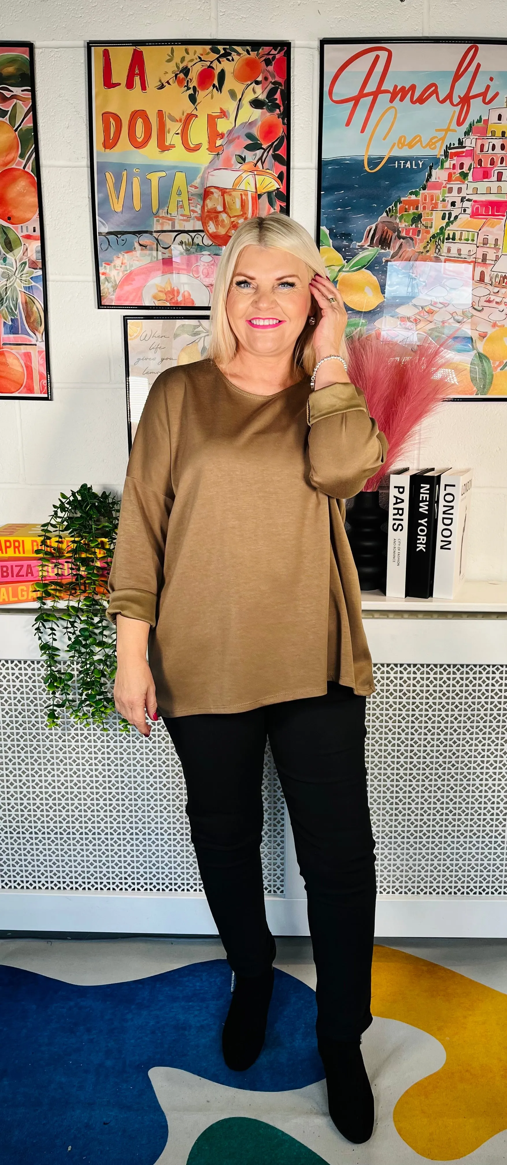 Amanda Super Soft Sweater - Caramel