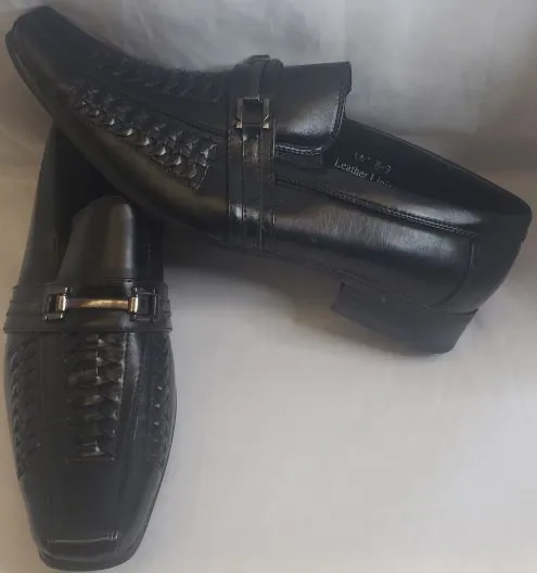 Amos -- Men's Slip-On Dress Shoe -- Black