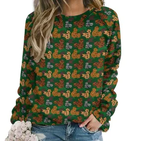 Animal Prints Women's Raglan Crewneck Sweatshirt