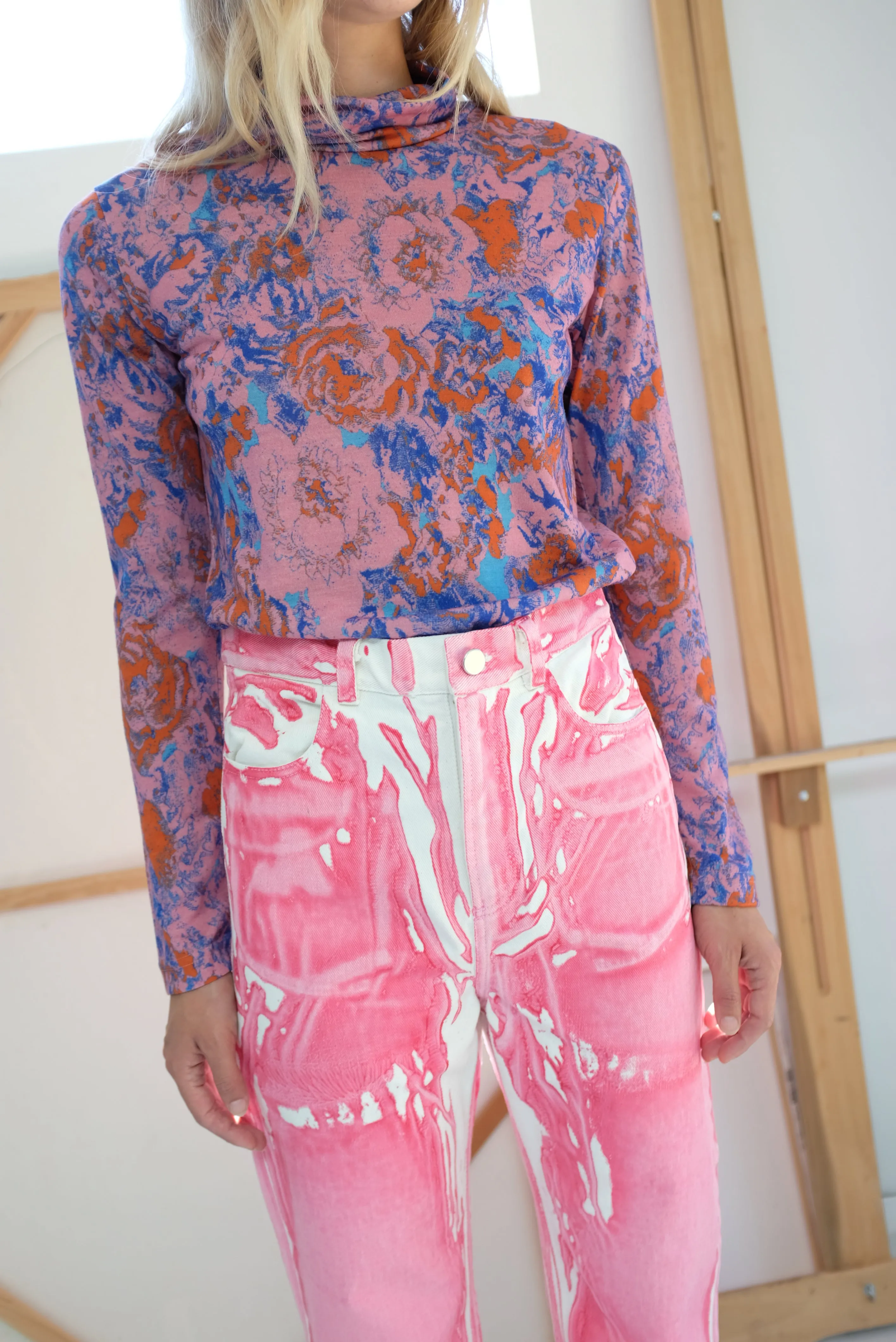 Anntian Rolli Top Print Panel PP