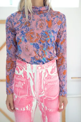 Anntian Rolli Top Print Panel PP