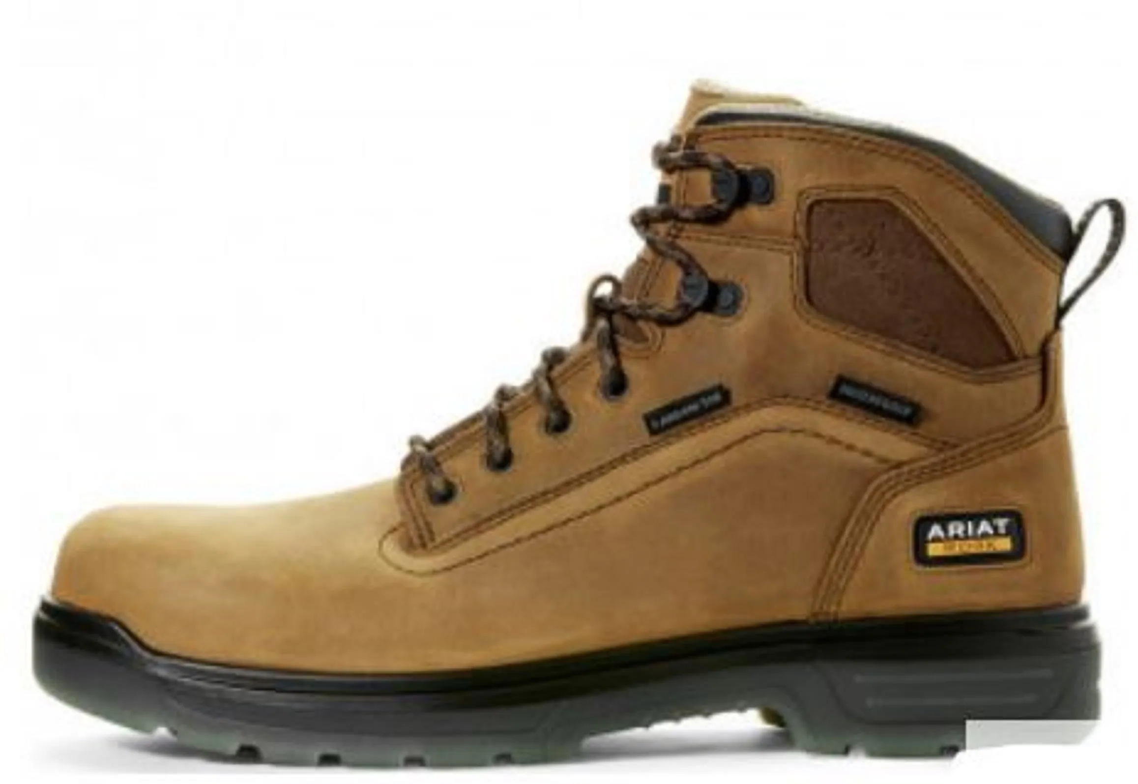 Ariat Men's Brown Leather Composite Toe WP Oil/Slip Resistant Work Boot 10027335