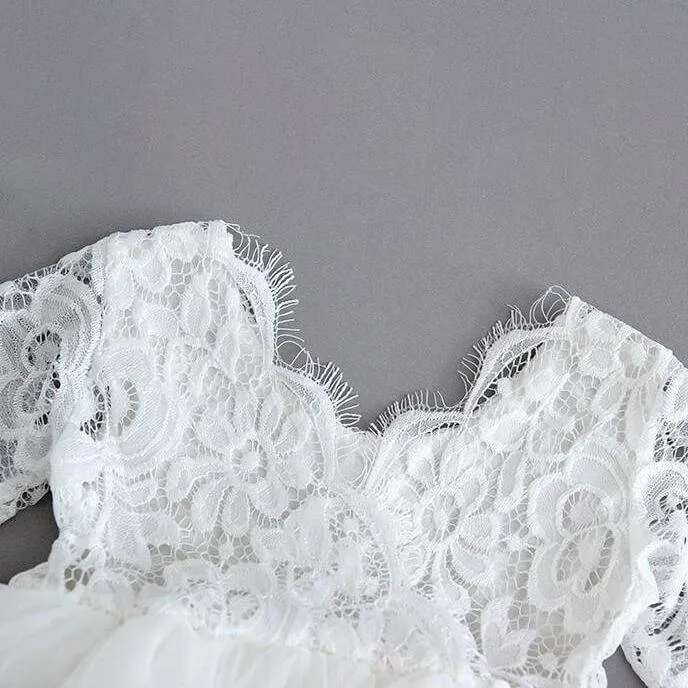 Baby Classic Willow Dress - White