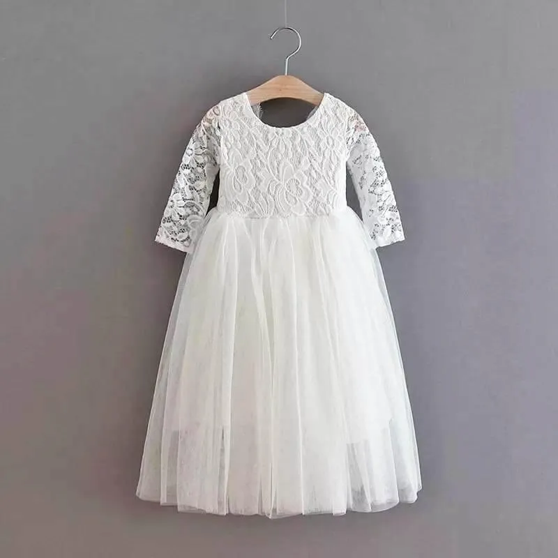 Baby Classic Willow Dress - White