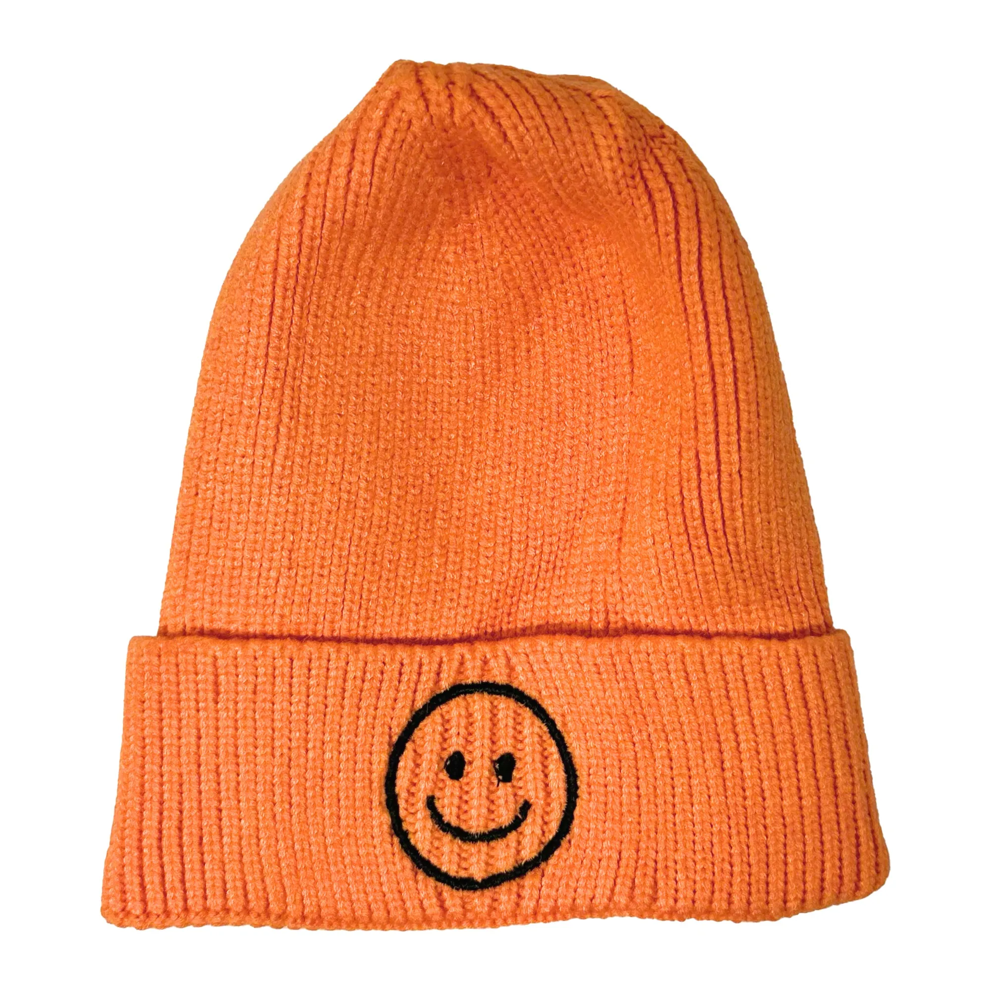 Baby Smiley Beanie - Cute & Cozy Infant Hat with Smiley Face for Boys and Girls, Soft Knit Beanie for Winter & Gift Giving