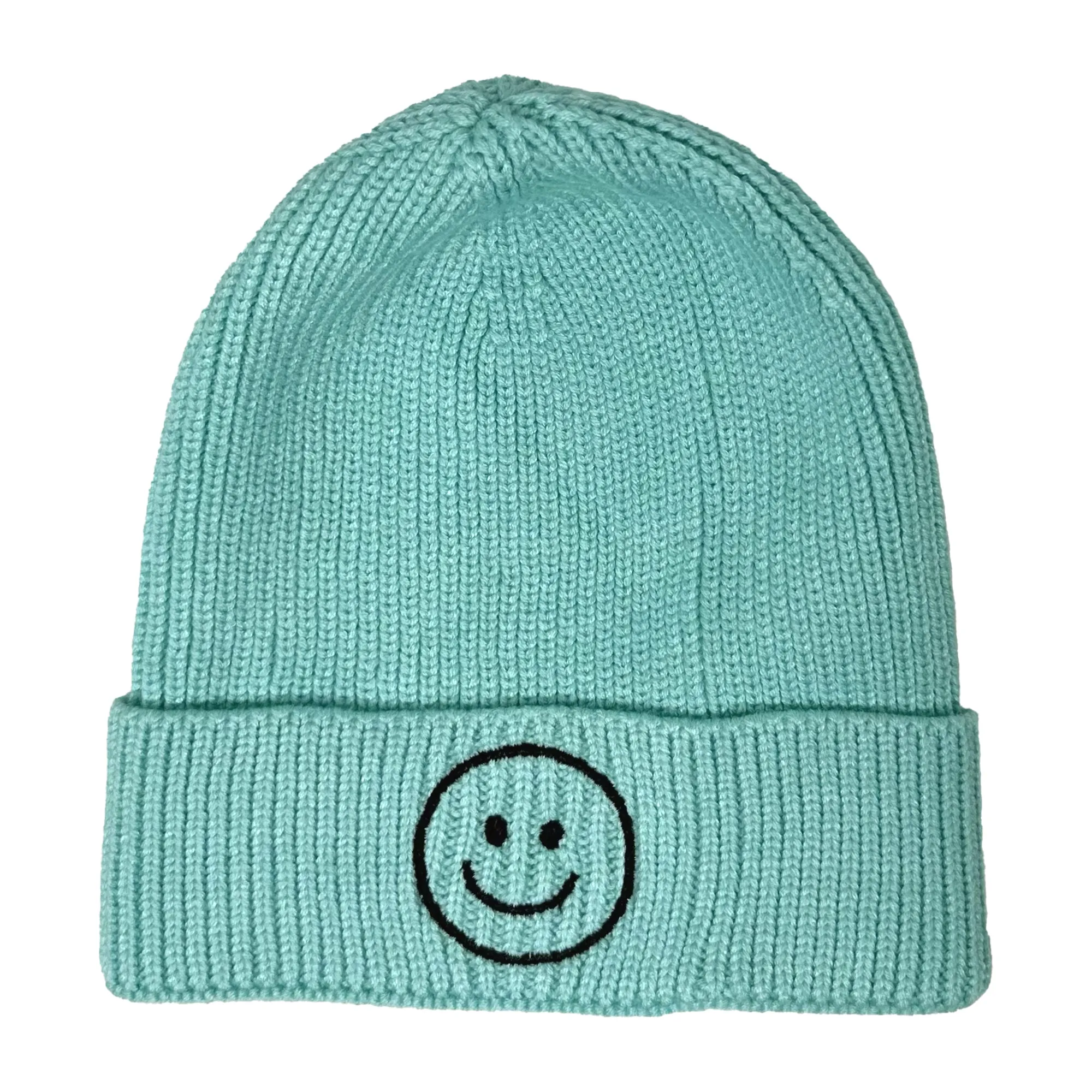 Baby Smiley Beanie - Cute & Cozy Infant Hat with Smiley Face for Boys and Girls, Soft Knit Beanie for Winter & Gift Giving