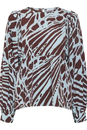 Baltimore O-Neck Blouse - Chicory Coffee