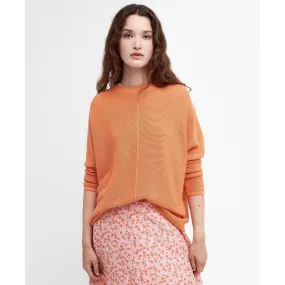 Barbour Bickland Knit Jumper Apricot Crush LKN1506YE72