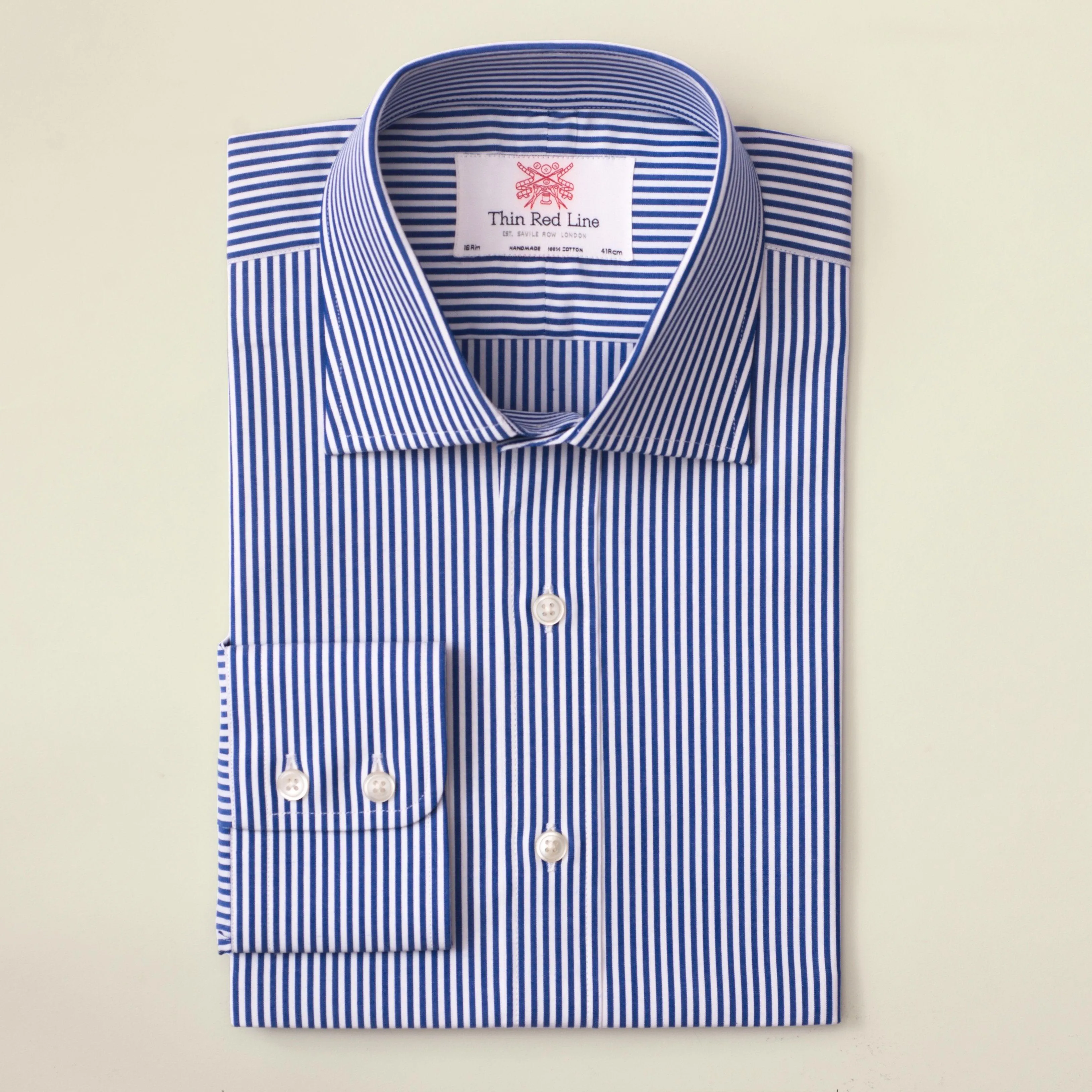 Bengal Stripe Royal Blue Regular Shirt