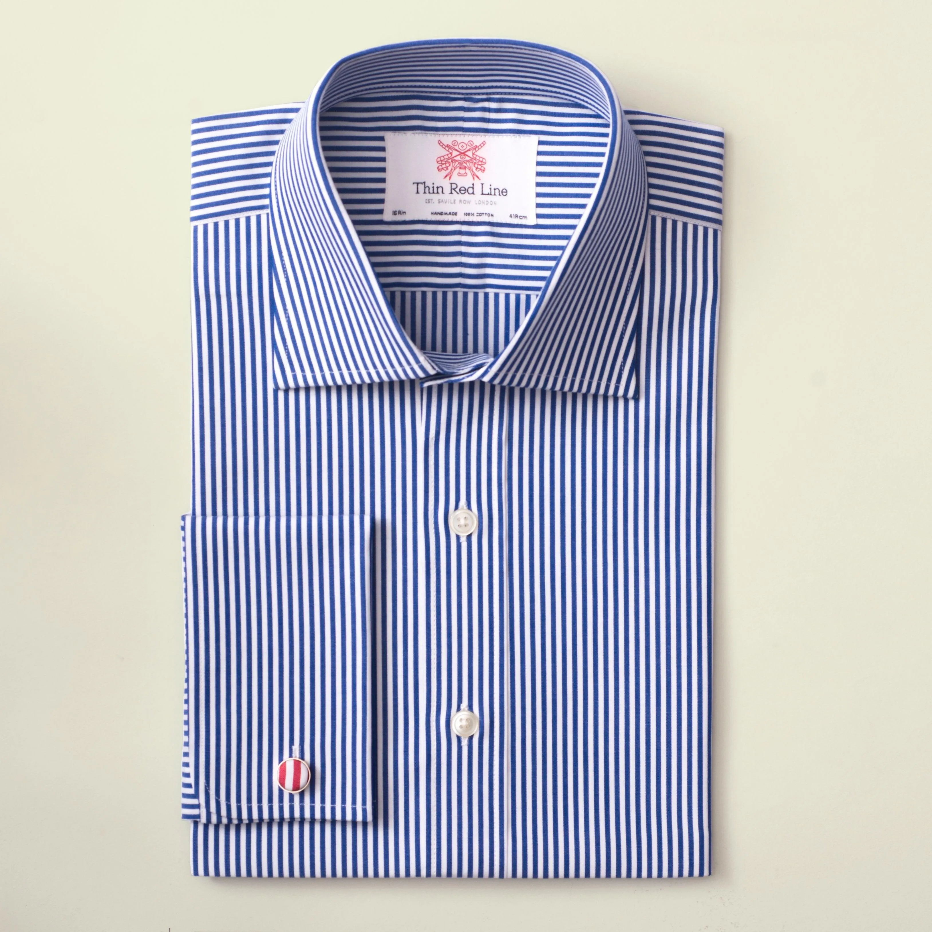 Bengal Stripe Royal Blue Regular Shirt