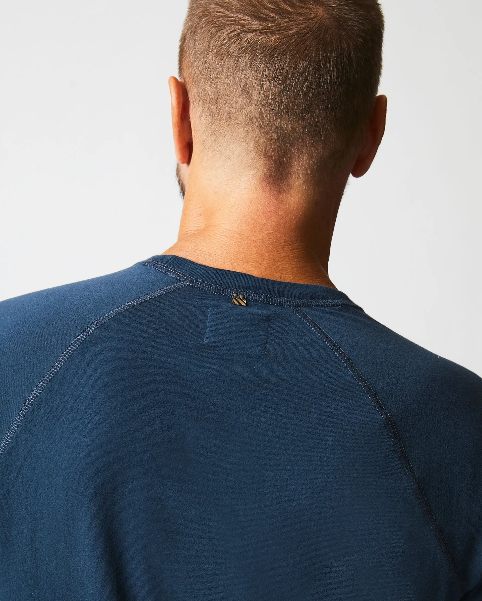 Billy Reid Sueded Cotton LS Crew