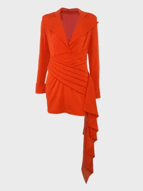 Bodycon Mini Ruffle Dress