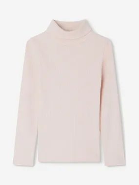 Bonpoint Girls Tahiti High Neck T-Shirt in Pink