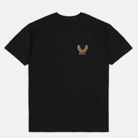 BRIXTON TALON TEE BLACK/GOLD