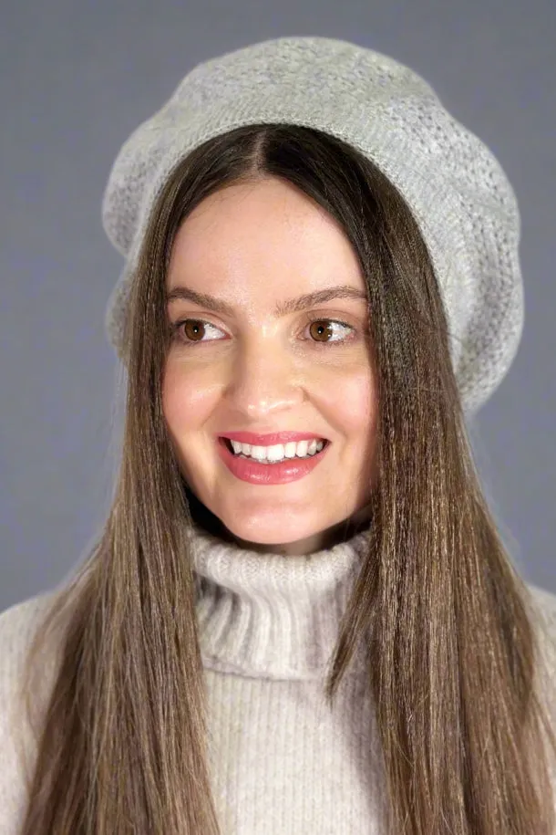 Cable Knit Beret