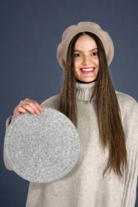 Cable Knit Beret