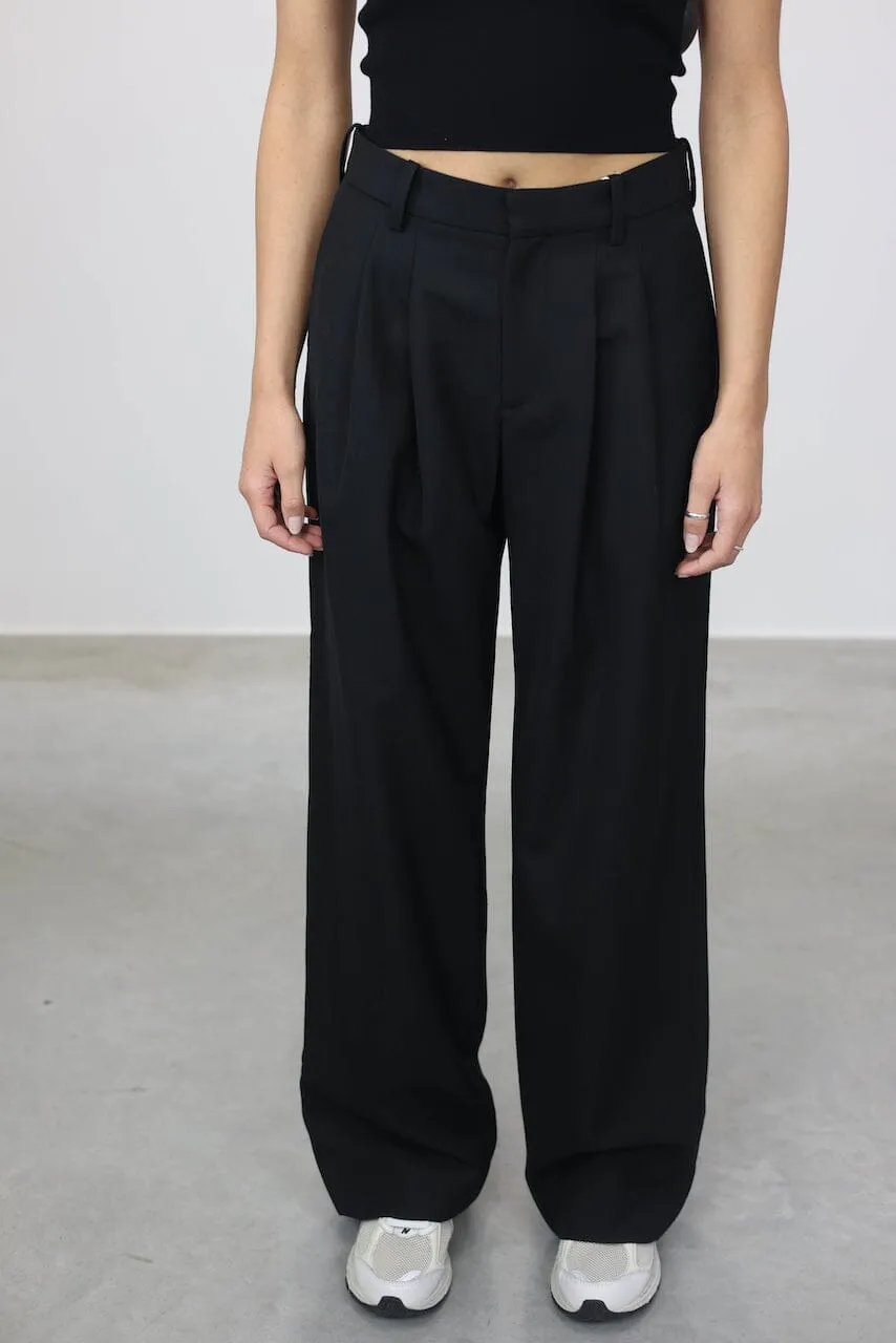 CAMILLE SUITING SOFT WOOL TROUSERS