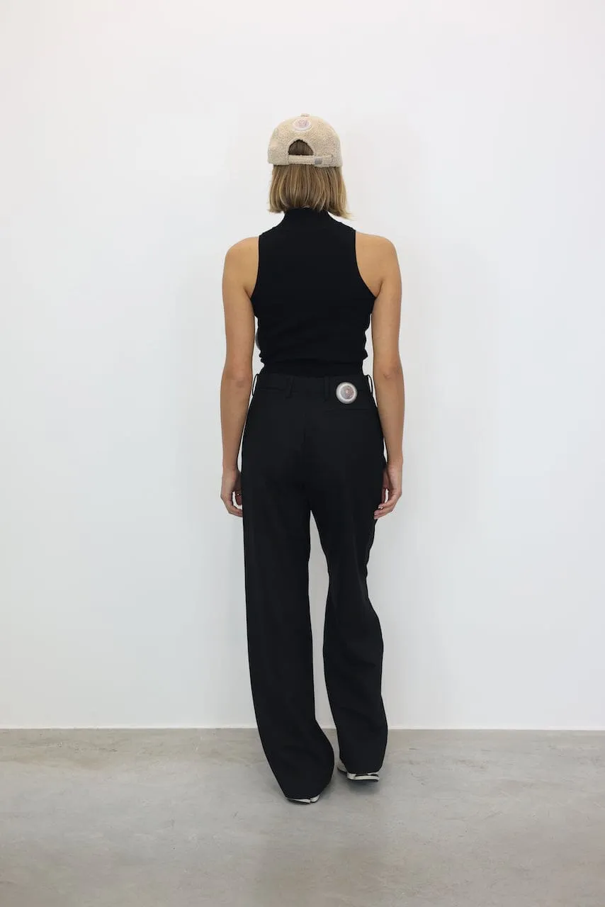 CAMILLE SUITING SOFT WOOL TROUSERS