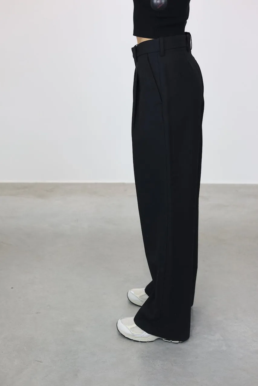 CAMILLE SUITING SOFT WOOL TROUSERS