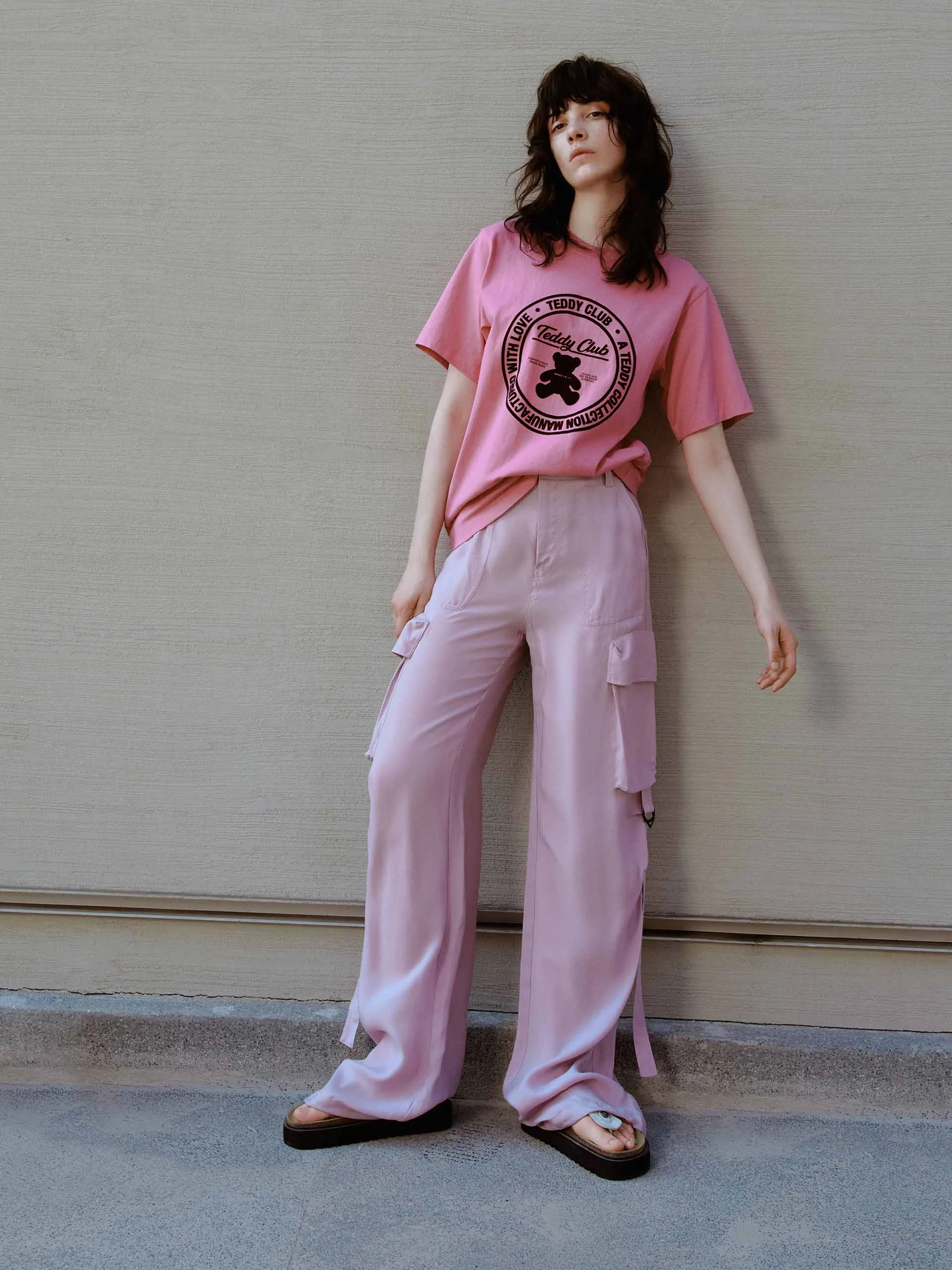 Cartoon Print Cotton T-shirt
