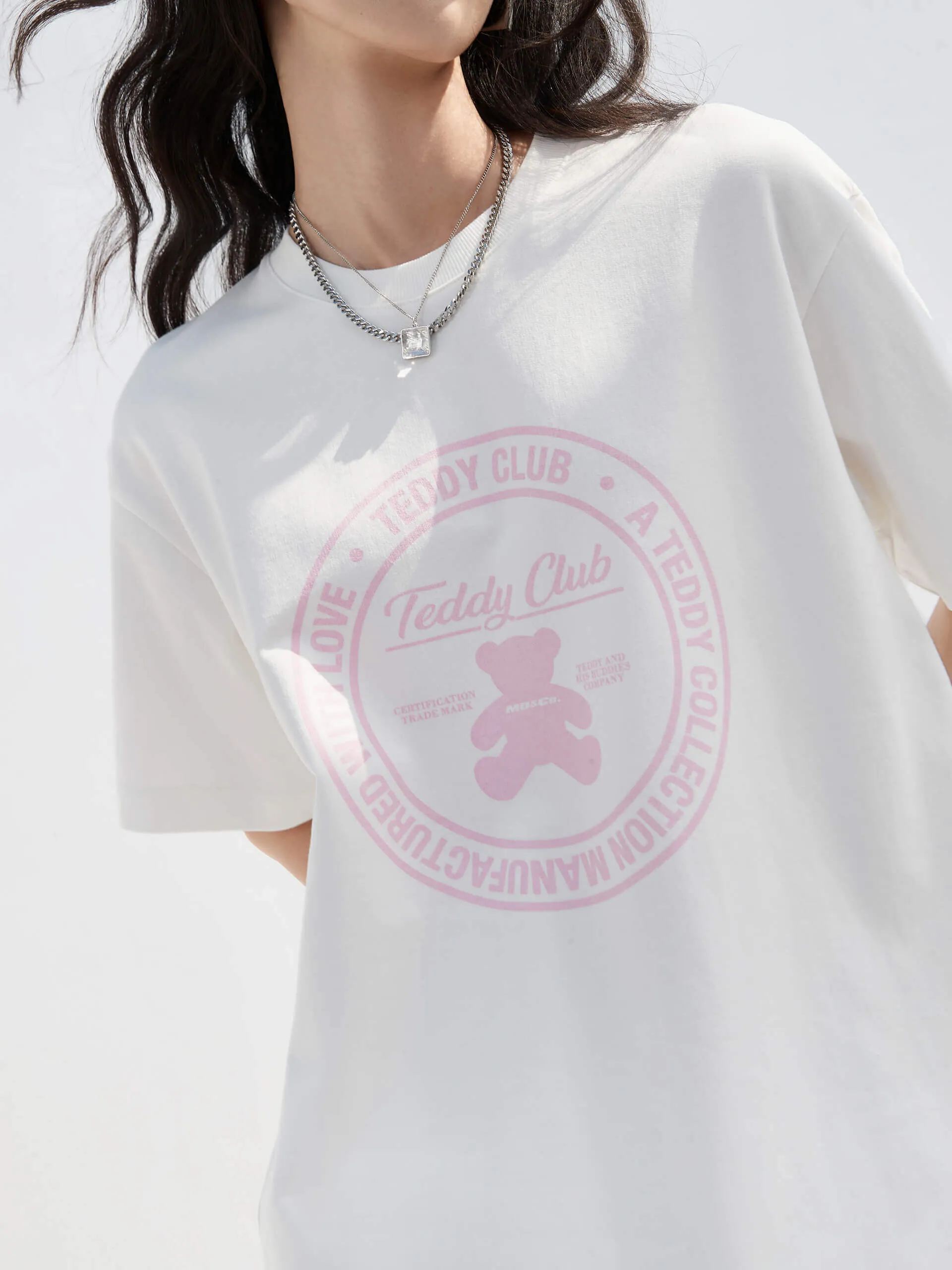 Cartoon Print Cotton T-shirt