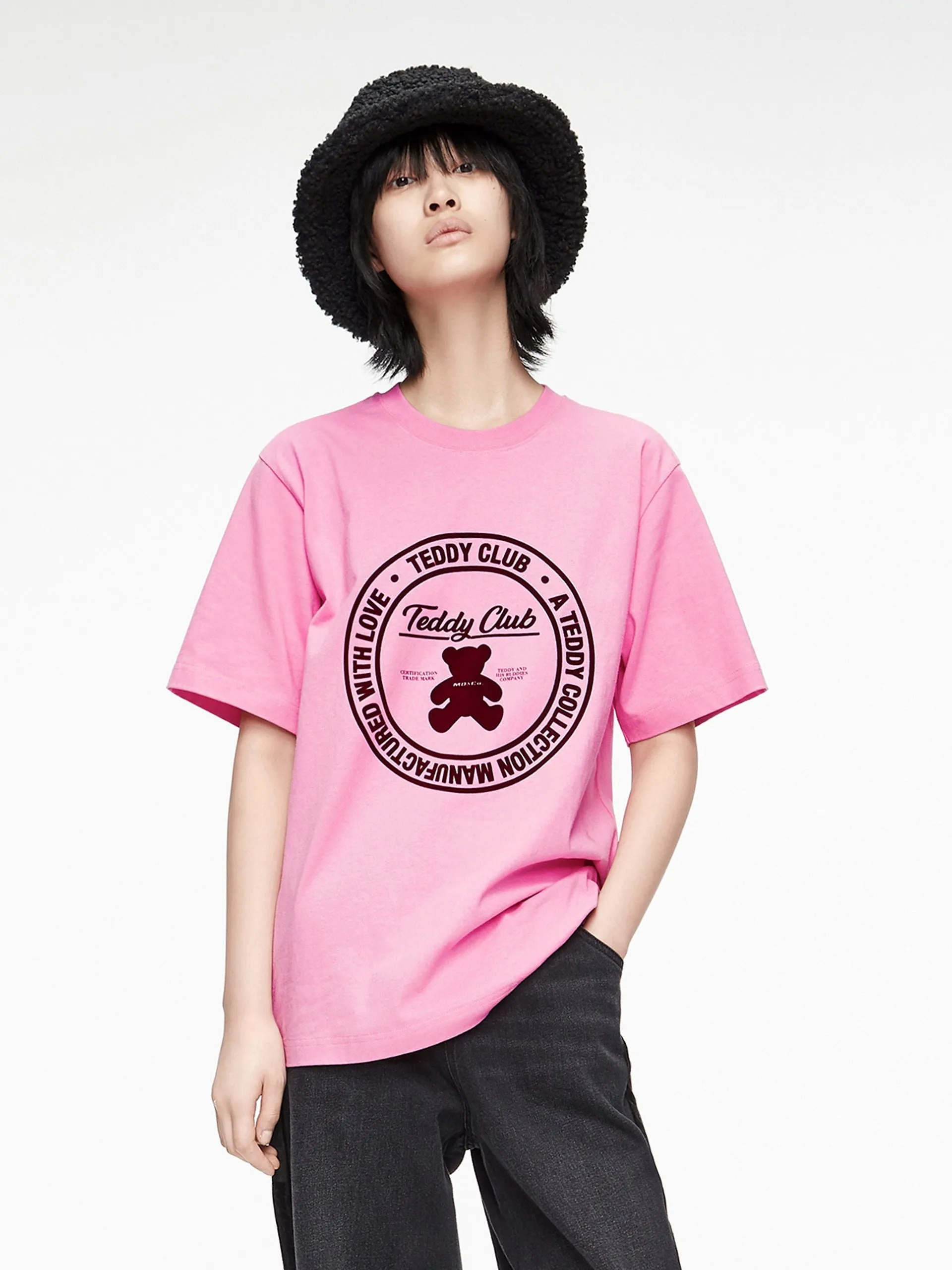 Cartoon Print Cotton T-shirt