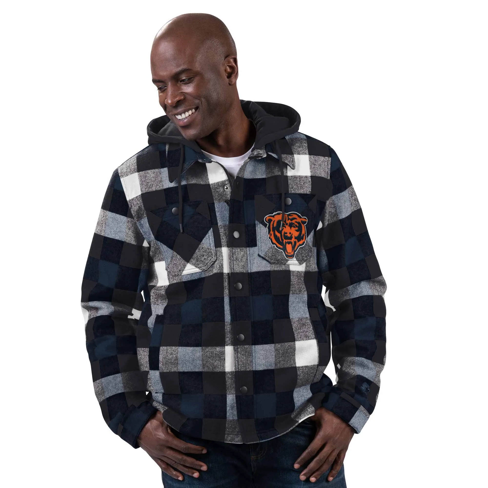 Chicago Bears Patrick Flannel Sherpa Jacket
