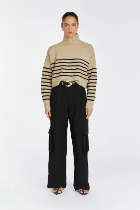 CLEO OAT/BLACK STRIPE JUMPER