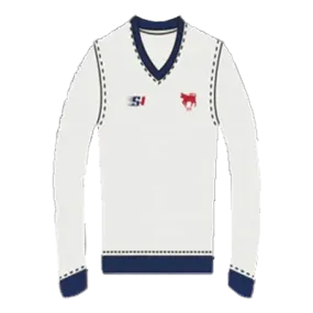 Clontarf Cricket Club - White Jumper Full Sleeve