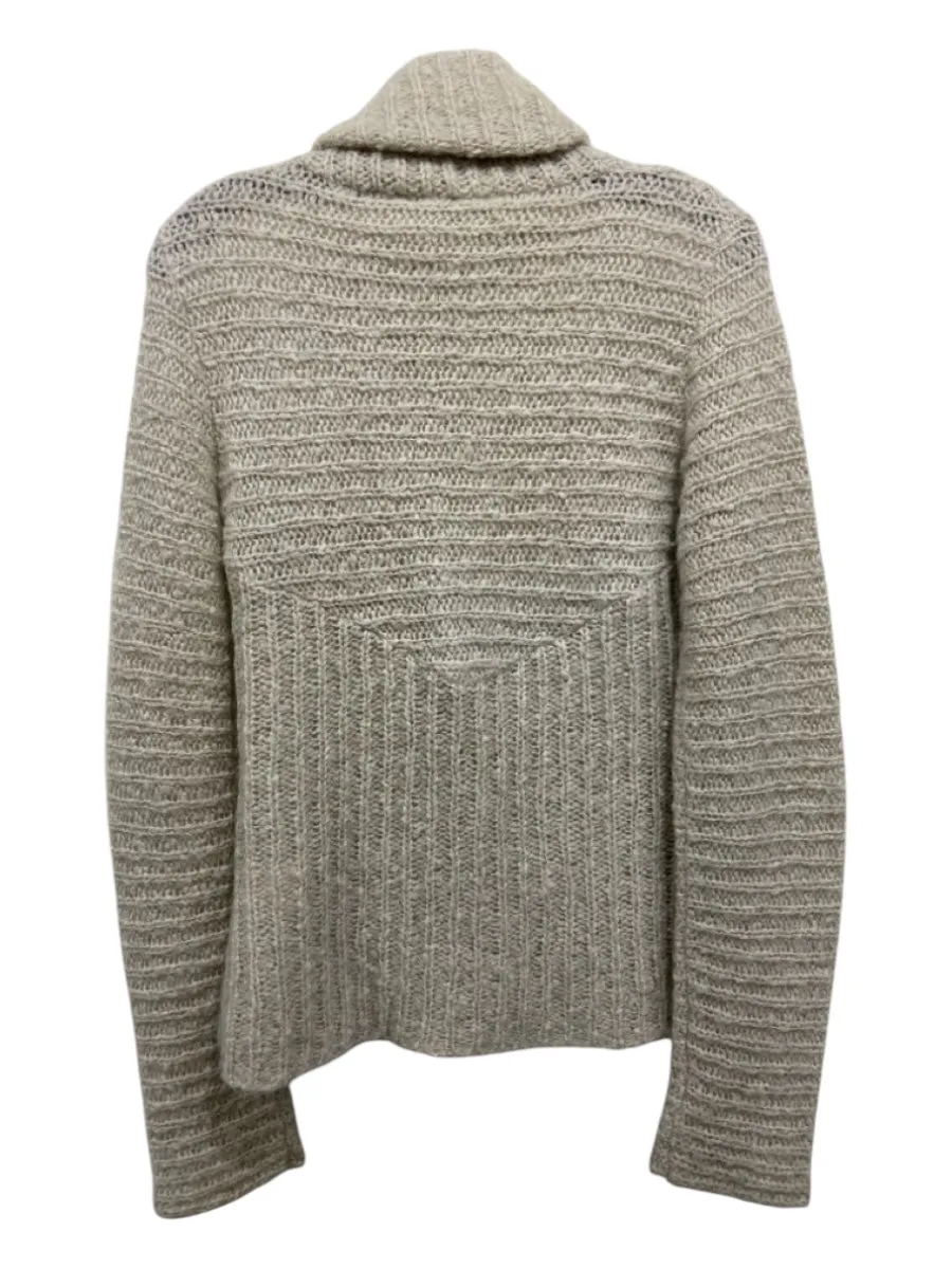 Costume National Size M Beige Polyamide & Wool Turtleneck Sweater