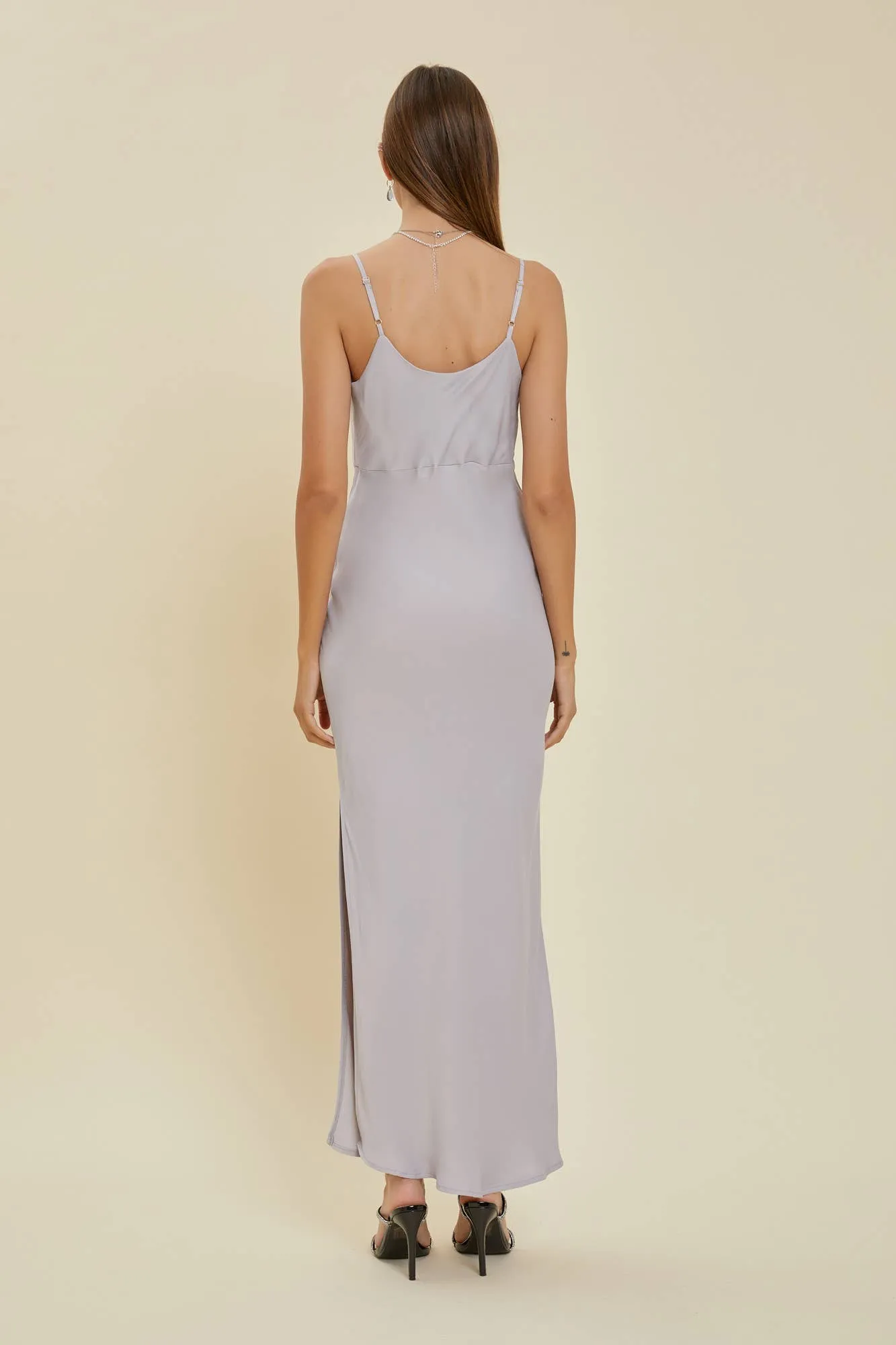 Cowl Neck Slip Dress